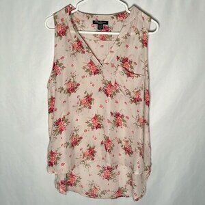 Streetwear floral top camisole